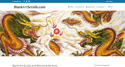 Desktop Screenshot of blankartscrolls.com